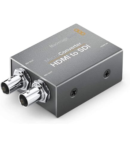 MicroConverter SDI to HDMI と HDMI to SD Blackmagic Design Micro Converter SDI to HDMI 12G : Amazon